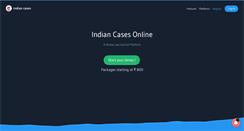 Desktop Screenshot of indiancases.com