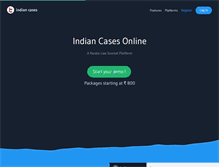 Tablet Screenshot of indiancases.com